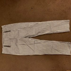 Black and White Checkered Pants